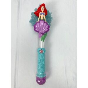 Disney Parks Ariel Little Mermaid Bubble Wand Light Sound muBlue Work Music